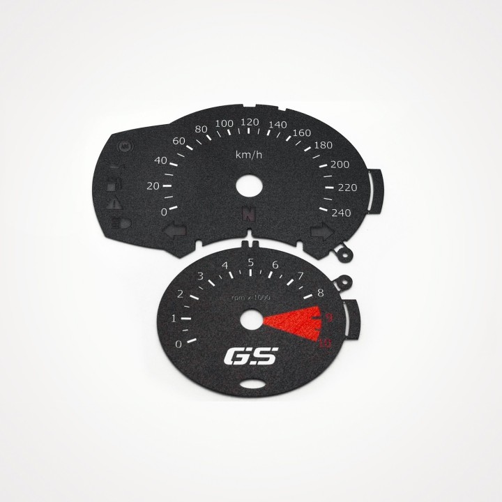 BMW F800 GS 2008-2012 KM/H Black - 1