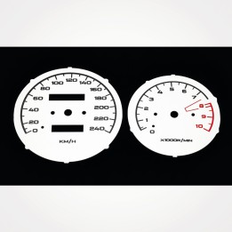 BMW R1100 RT, R1150 GS KM/H White - 1