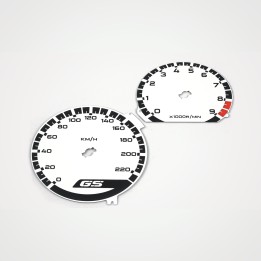 BMW R1200 GS 2004-2009 KM/H White - 1