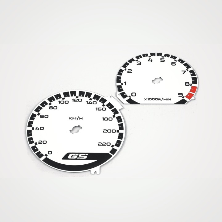 BMW R1200 GS 2004-2009 KM/H White - 1