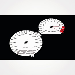 BMW R1200 GS 2010-2012 KM/H White - 1