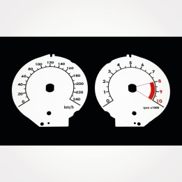 BMW R1200 RT 2005-2009 KM/H White - 1