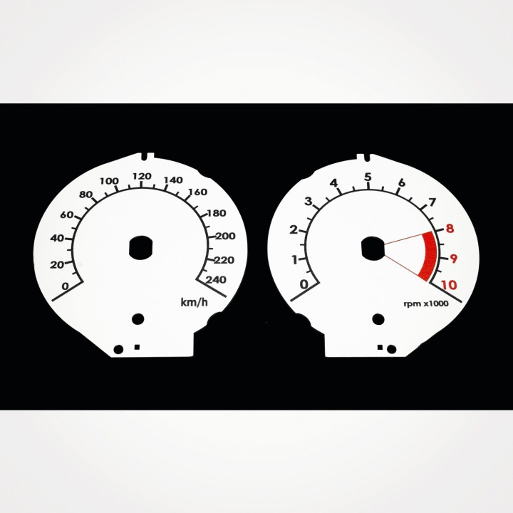 BMW R1200 RT 2005-2009 KM/H White - 1