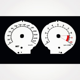 BMW R1200 RT 2010-2013 KM/H White - 1