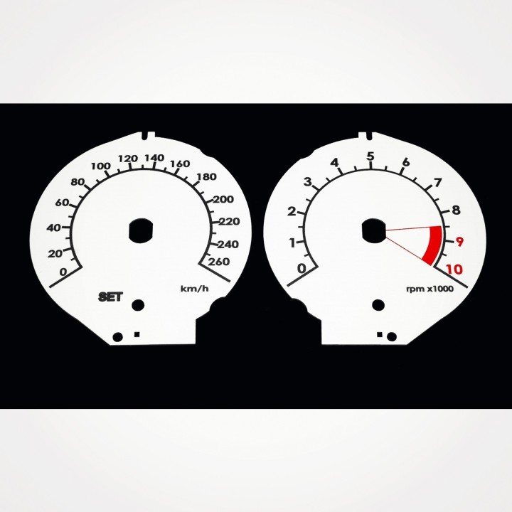 BMW R1200 RT 2010-2013 KM/H White - 1