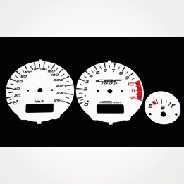 Honda CBF 1000 2006-2010 KM/H White - 1