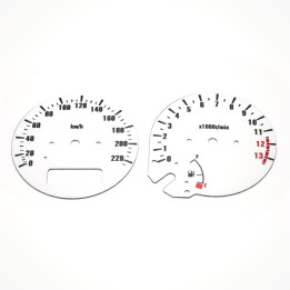 Honda CBF 600N 2008+ KM/H White - 1