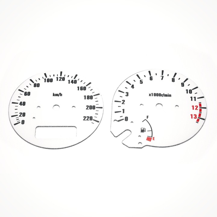 Honda CBF 600N 2008+ KM/H White - 1