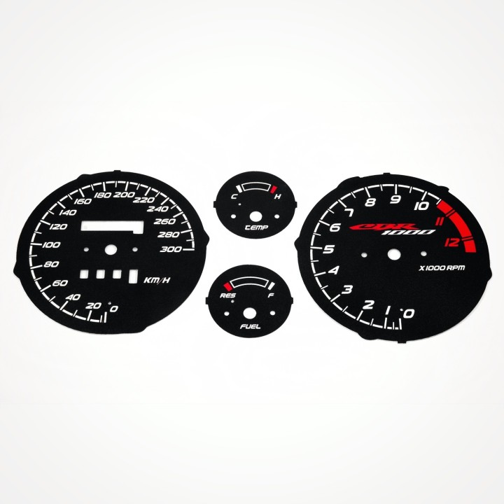 Honda CBR 1000 F SC24 1989-1991 KM/H Black - 1