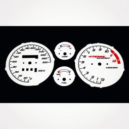 Honda CBR 1000 F SC24 1989-1991 KM/H White - 1