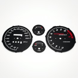 Honda CBR 1000 F SC24 DUAL 1992-1999 KM/H Black - 1