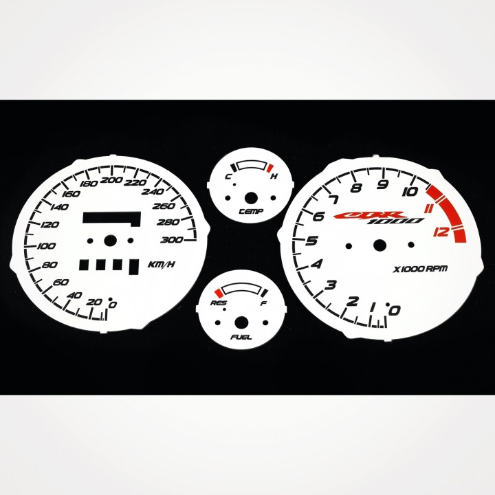 Honda CBR 1000 F SC24 DUAL 1992-1999 KM/H White - 1
