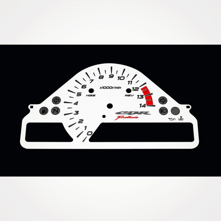 Honda CBR 1000 RR Fireblade 2006-2007 v.2 White - 1