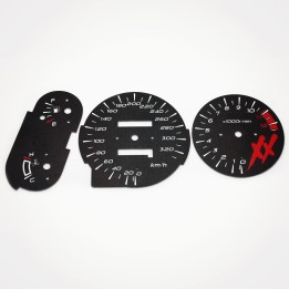 Honda CBR 1100 XX Blackbird 1996-2000 KM/H Black - 1