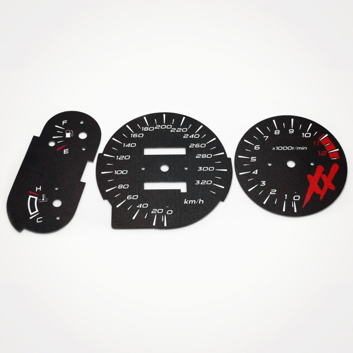 Honda CBR 1100 XX Blackbird 1996-2000 KM/H Black - 1