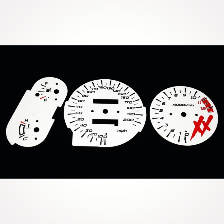 Honda CBR 1100 XX Blackbird 1996-2000 MPH White - 1