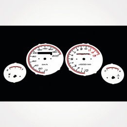 Honda CBR 125 2004-2007 KM/H White - 1