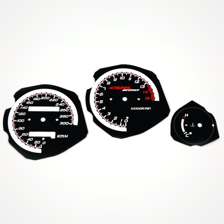 Honda CBR 600 F3 1995-1998 KM/H Black - 1