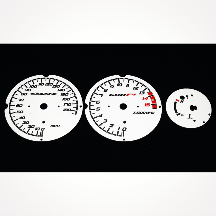 Honda CBR 600 F4 1999-2000 MPH White - 1