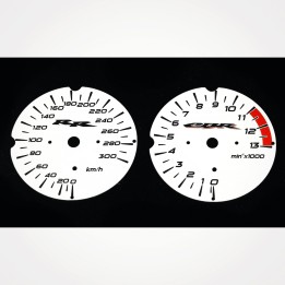 Honda CBR 900 RR Fireblade 919 SC33 1998-1999 KM/H White - 1