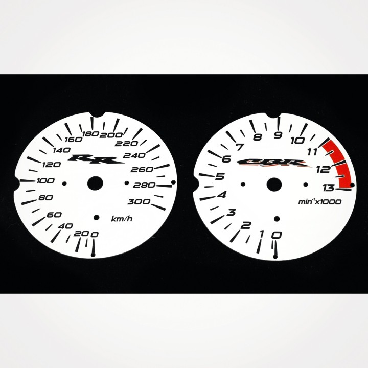 Honda CBR 900 RR Fireblade 919 SC33 1998-1999 KM/H White - 1