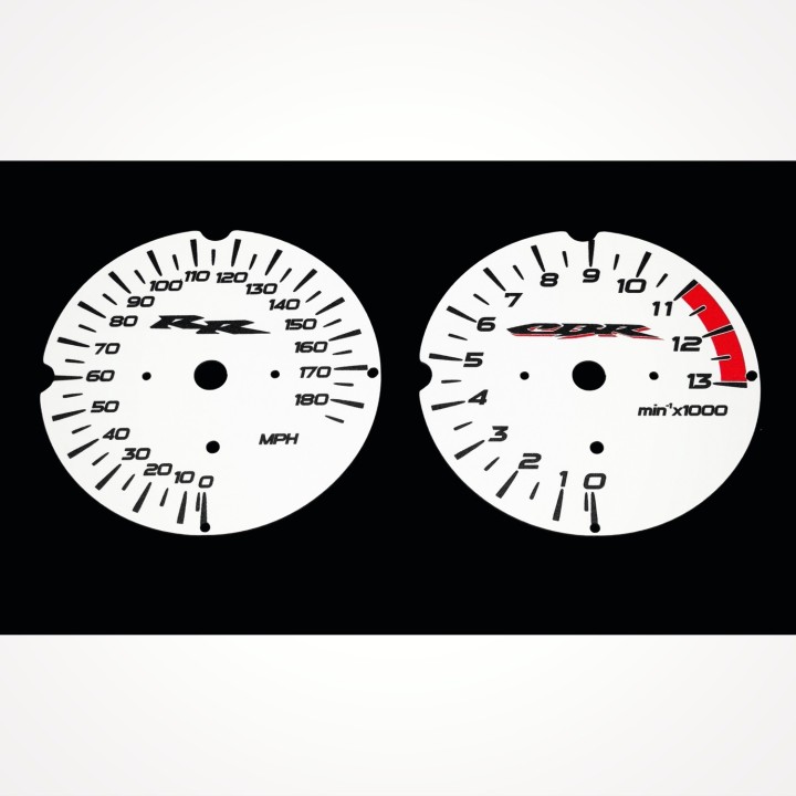 Honda CBR 900 RR Fireblade 919 SC33 1998-1999 MPH White - 1