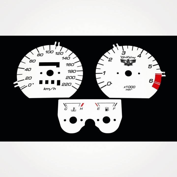 Honda GL 1500 Goldwing KM/H White - 1