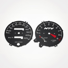 Honda NTV 650 Deauville 1992-1997 KM/H Black - 1