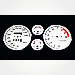 Honda ST 1100 Pan European 1990-2002 KM/H White - 1