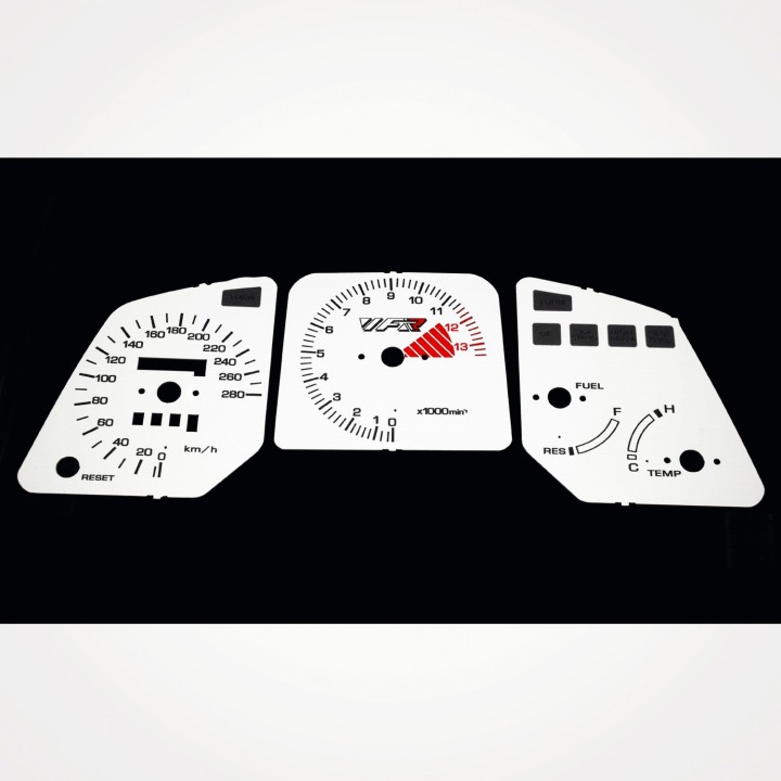 Honda VFR 750 1986-1989 RC24 KM/H White - 1