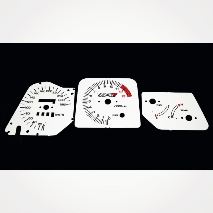 Honda VFR 750 1990-1993 RC36 I KM/H White - 1