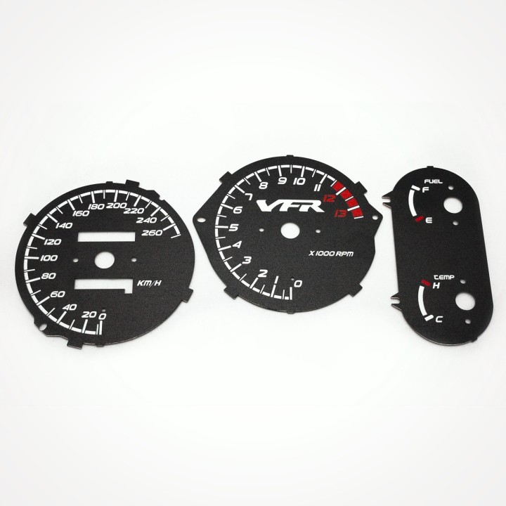 Honda VFR 750 1994-1997 RC36 II KM/H Black - 1