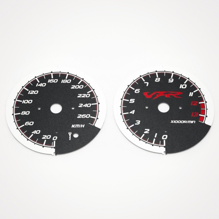 Honda VFR 800 FI HISS RC46 1998-2001 KM/H Black - 1