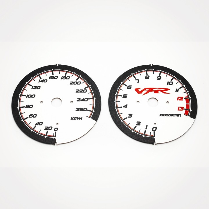 Honda VFR 800 FI RC46 1998-2001 KM/H White - 1