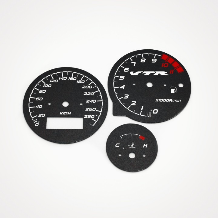 Honda VTR 1000 F 1997-2000 KM/H Black - 1