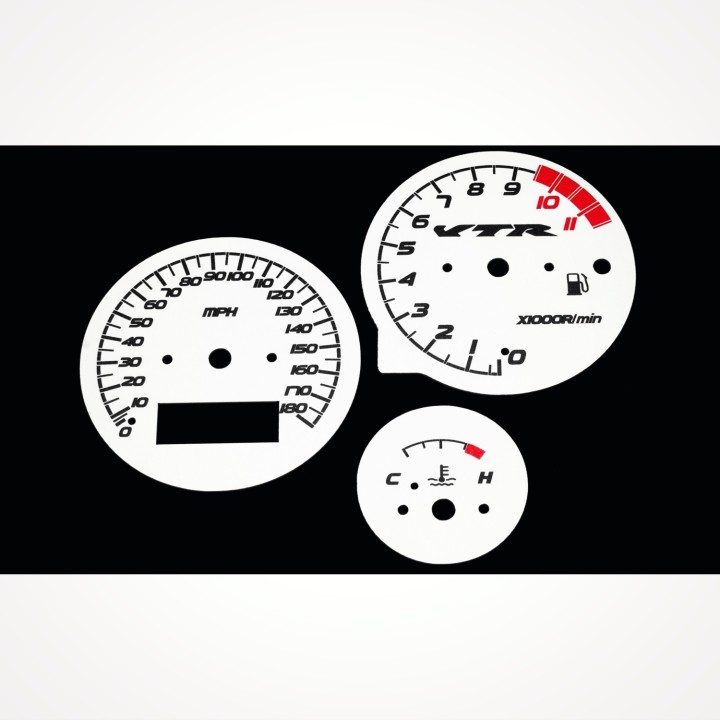 Honda VTR 1000 F 1997-2000 MPH White - 1