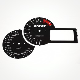 Honda VTR 1000 F 2001-2005 KM/H Black - 1
