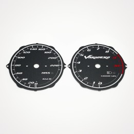 Honda XL 1000V Varadero 2003-2005 without ABS KM/H Black - 1