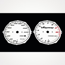 Honda XL 1000V Varadero SD02 2003-2012 KM/H White - 1