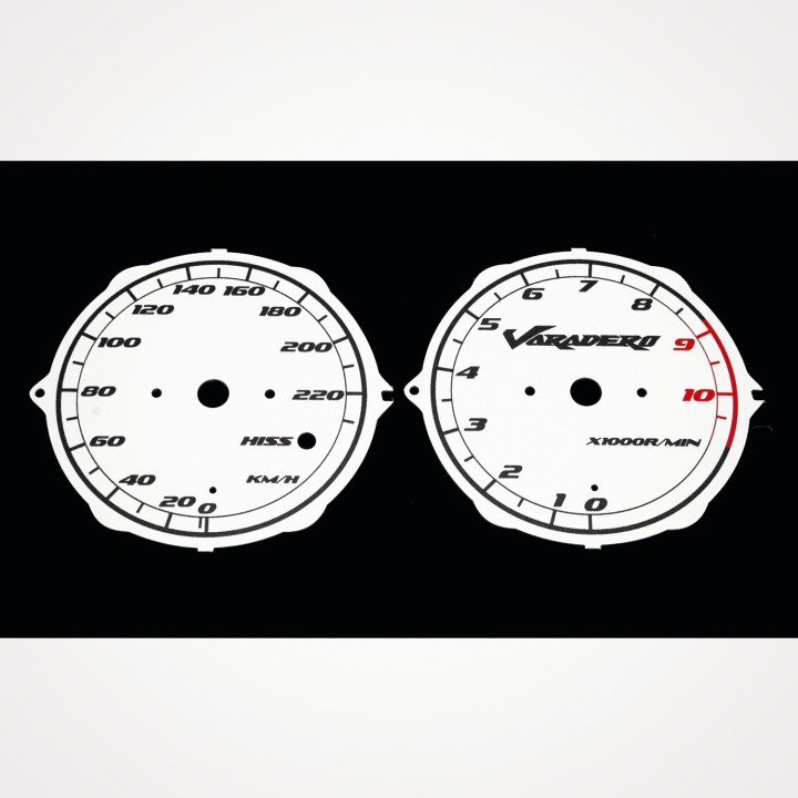 Honda XL 1000V Varadero SD02 2003-2012 KM/H White - 1