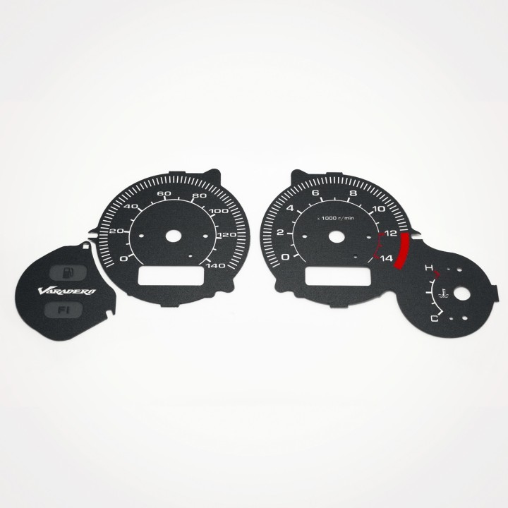 Honda XL 125 Varadero 2007-2011 KM/H Black - 1