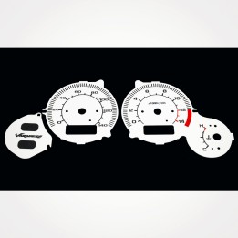 Honda XL 125 Varadero 2007-2011 KM/H White - 1