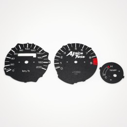 Honda XRV 750 Africa Twin 1992-2003 Tripmaster KM/H Black - 1