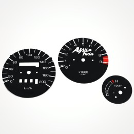 Honda XRV 750 Africa Twin RD04 1989-1992 KM/H Black - 1