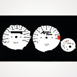 Honda XRV 750 Africa Twin RD04 1989-1992 KM/H White - 1