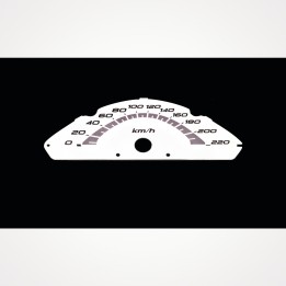 Kawasaki ER-6N 2009-2011 KM/H White - 1