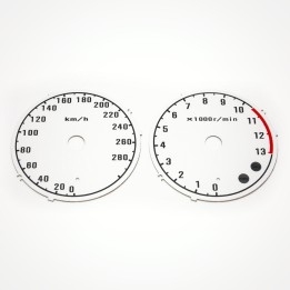 Kawasaki GTR 1400 2010-2015 KM/H White - 1