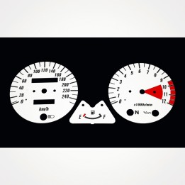 Kawasaki Zephyr ZR 1100 KM/H White - 1