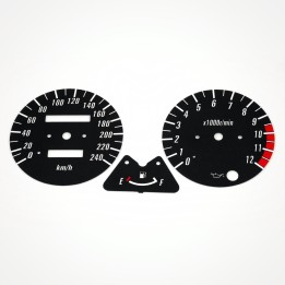 Kawasaki ZR-7 1999-2003 KM/H Black - 1