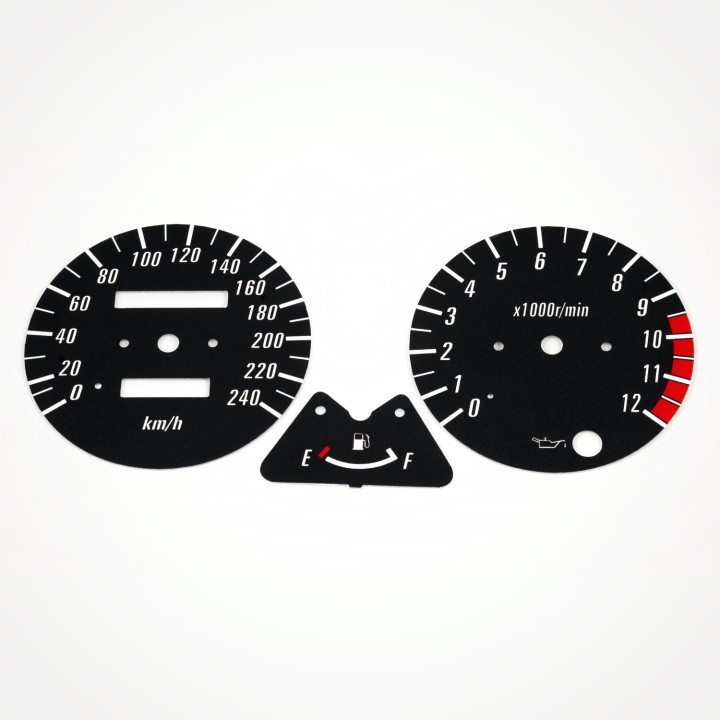 Kawasaki ZR-7 1999-2003 KM/H Black - 1